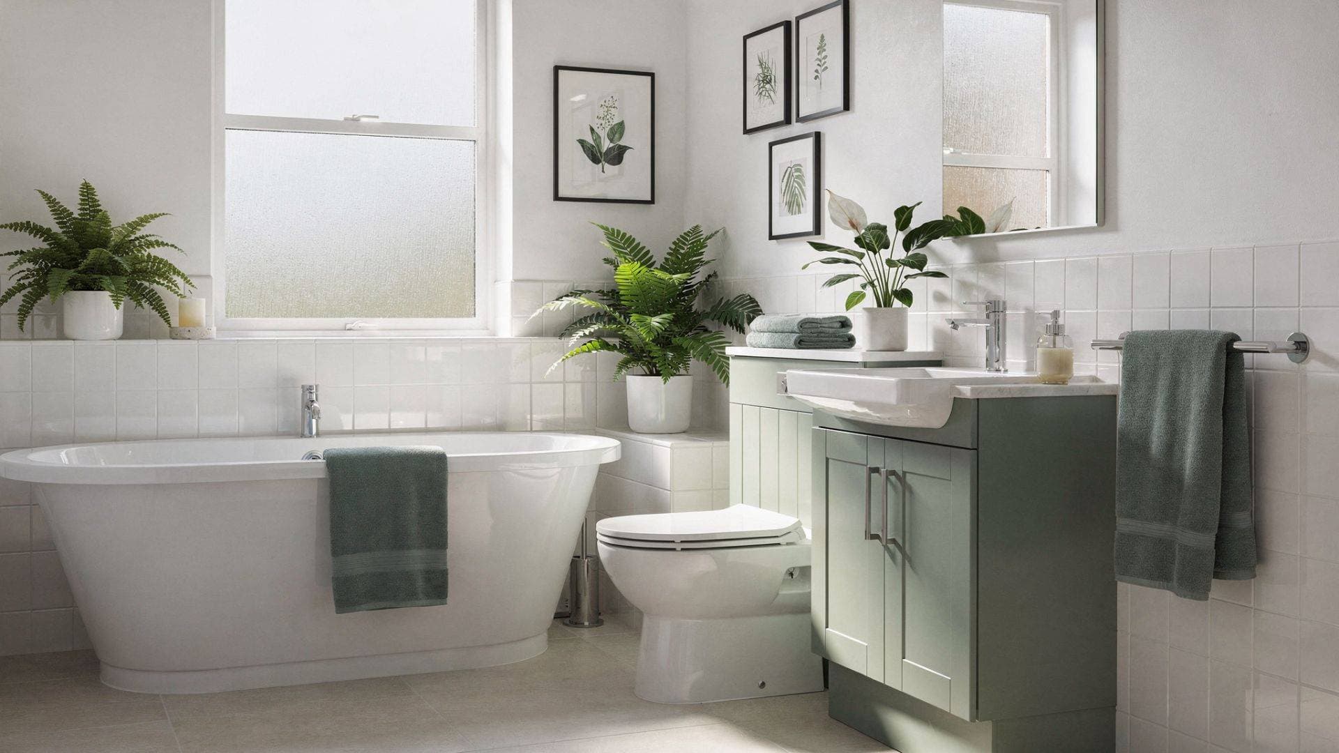 White out: 7 ways to introduce colour to your bathroom